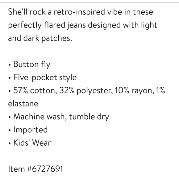 TRUCE patch flare  jeans - Picture 2 of 11